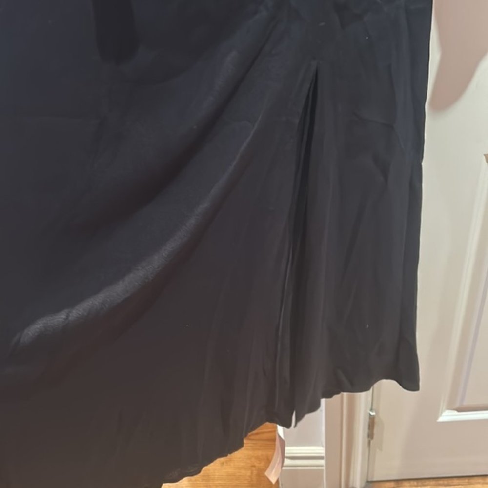 REFORMATION MARA black midi dress 6 NWOT - Picture 5 of 11